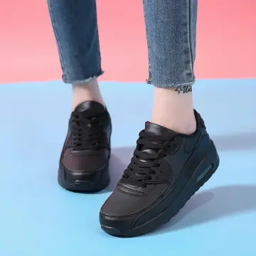 Cute black sales womens sneakers