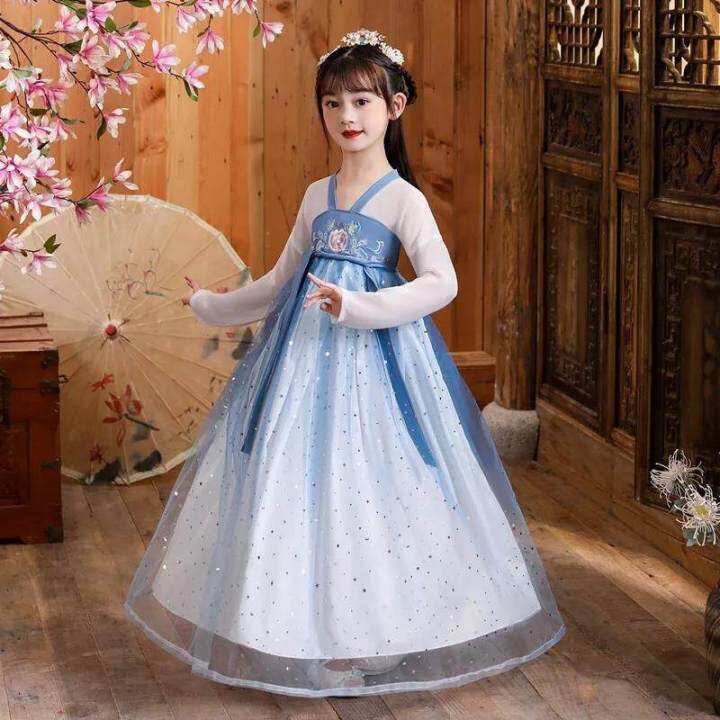 YUPPIN Girls Princess Dress Costume - Luxury Sequin Birthday Party Dress Up  Girls with accessories