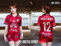 ? เสื้อกีฬา ?พิมพ์ลายทั้งตัว  ARCTIC SPORT ( รุ่น AV.001 ) ผลิตจากผ้าไมโครสปอร์ต ชนิดพิเศษ ใส่ได้ทั้งชายและหญิง ขายดี