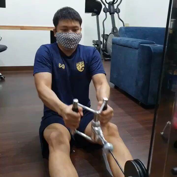 มือจับ V Grip triangle Handle อุปกรณ์ฟิตเนส เล่นกับ cable (Exercise