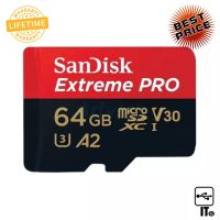 64GB Micro SD Card SANDISK Extreme SDSQXCU-064G-GN6MA (200MB/s.) Best For Mobile / Gaming ประกัน LT. การ์ดหน่วยความจำ เมมโมรี่การ์ด micro sdcard microsdcard ไมโครเอสดีการ์ด