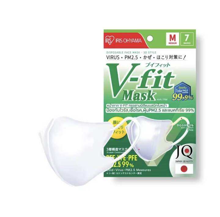 iris-ohyama-vfit-30pcs-7pcs-หน้ากากอนามัย-ไอริส-โอยามะ-ใส่สบาย-กระชับหน้า