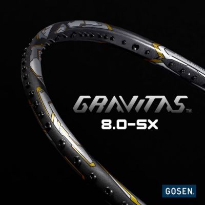 ไม้แบดมินตัน​ Gosen​ รุ่น​ Gravitus​ 8.0-sx สายบุกไม่ควรพลาด