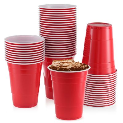 *เกรดดีUSA Red cup &amp; Blue cup แก้วปาร์ตี้ แก้วแดง แก้วน้ำเงิน แก้วดำ