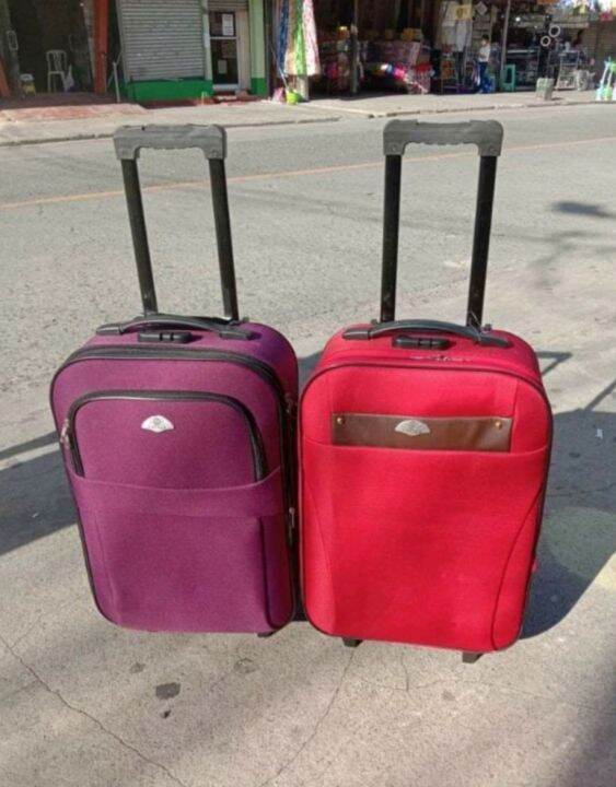 MEDIUM SIZE FABRIC TRAVELLING LUGGAGE/ MALETA FOR TRAVEL 2WHEELS
