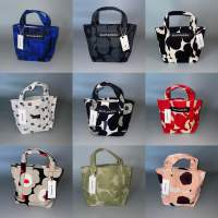 พร้อมส่ง T.27.n Marimekko Seidi  bag หายากมาก ของแท้100% มีป้ายแท็ก (กระเป๋าผ้า,ถุงผ้า,ถุงผ้าลดโลกร้อน,มาริเมกโกะ)