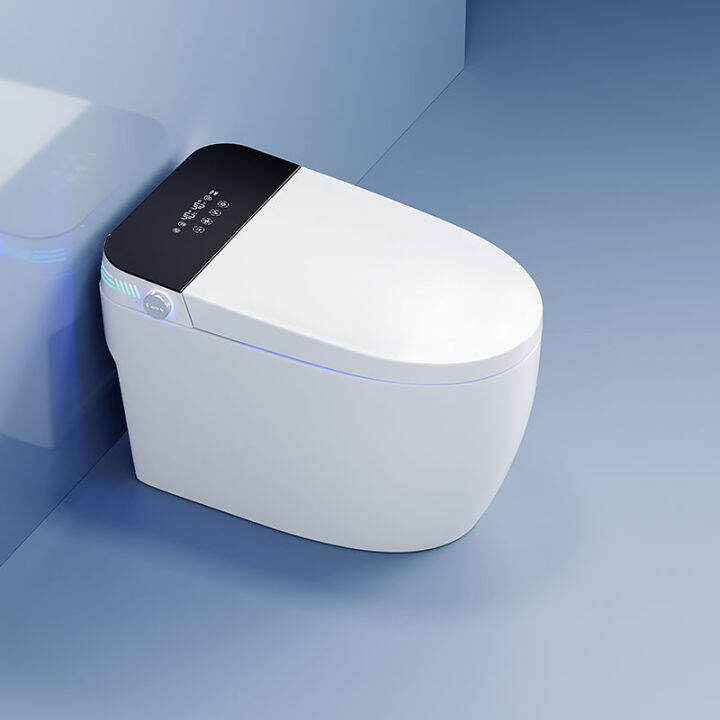 ceramic toilet bowl set full set smart bidet automatic flip dual flush