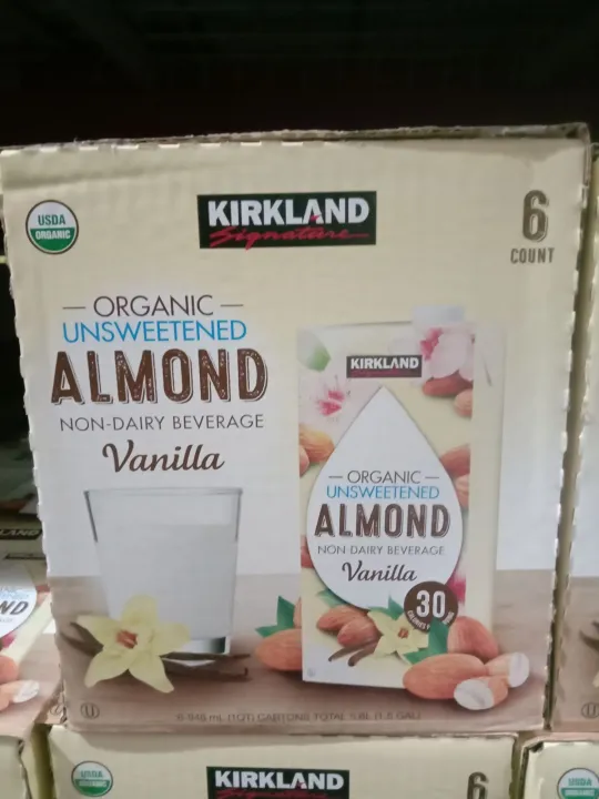 KIRKLAND SIGNATURE ORGANIC ALMOND MILK6/946ML Lazada PH