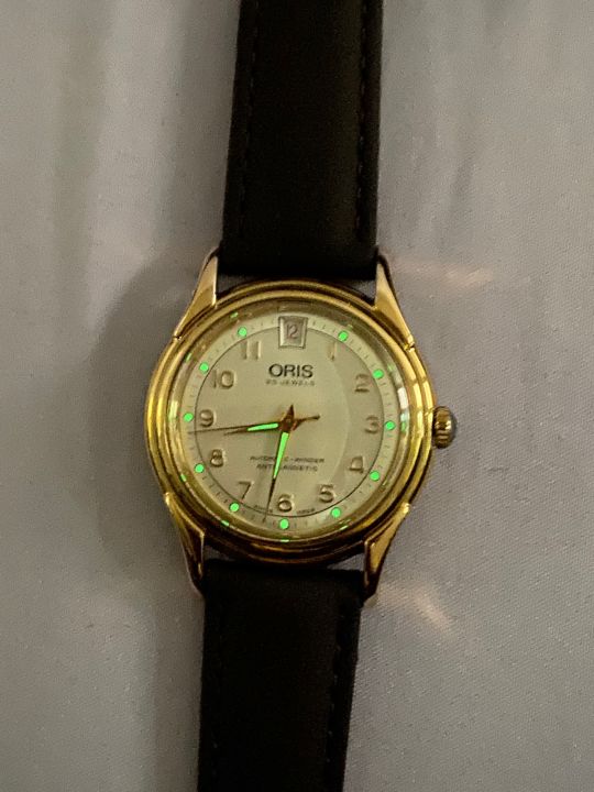 oris-25-jewels-automatic-รุ่น-winder-antimagnetic-บอยไซร์-ตัวเรือนทองชุบ-นาฬิกาผู้ชาย-มือสองของแท้