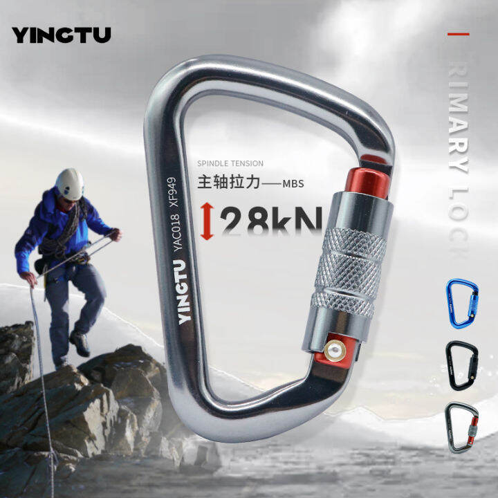 Professional Rock Climbing Hook Main Lock DType Lock Climbing Button