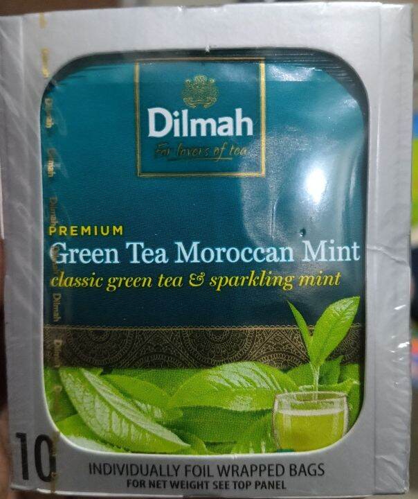 Dilmah Green tea with Moroccan Mint Lazada PH