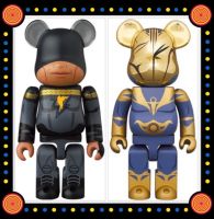 Bearbrick Series 45 คู่ Hero - Black Adam &amp; Dr. Fate