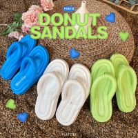 FLAT2112 FS0013 :  DONUT SANDALS รองเท้าแตะ รองเท้าแตะมีส้น