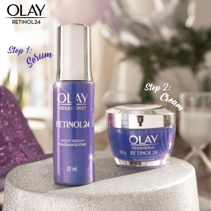 olay-retinol24-night-moisturizer-โอเลย์ครีมกลางคืน-สูตรยกกระชับหน้า-ขนาด-50-กรัม