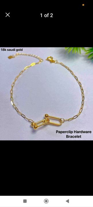 18k saudi gold bracelet | Lazada PH