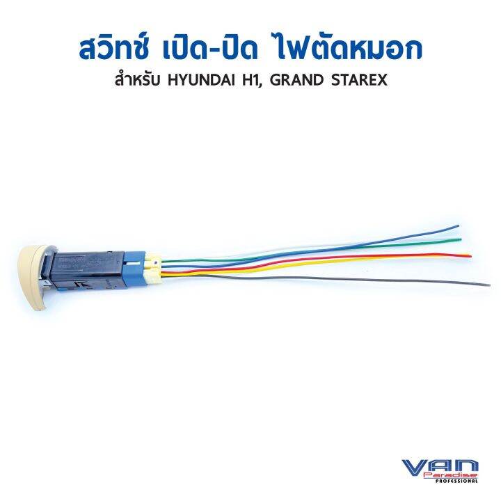 สวิตช์-เปิด-ปิด-ไฟตัดหมอก-เกาหลี-สำหรับฮุนได-h1-และ-grand-starex