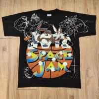 SPACE JAM BUCKBUNNY  OVP OVERPRINT CARTOON เสื้อลายการ์ตูน การ์บัคบันนี่