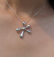 cooflower necklace / สร้อยคอพร้อมจี้ / coolife สร้อยคอเงินแท้ 925