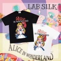 ◕◡◕ LAB SILK ◕◡◕ เสื้อยืด Crop SLIM &amp; Oversize สกรีนลาย Alice Princess ? ลิมิเต็ดลิมิใจจจ!!