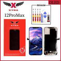 XTRA หน้าจอ OLED สำหรับ iPhone12ProMax OLED จอพร้อมทัชสกรีน สำหรับ iPhone 12ProMax จอ+ทัช สีสวย จอไม่เหลือง ฟรีกาวกันน้ำ ไขควง