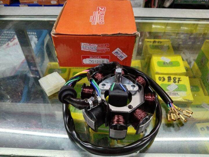 stator coil 5wire 8coill Cg125/rusi 125 Lazada PH