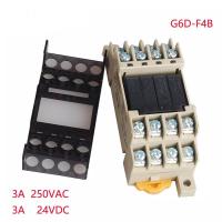 omron G6D-F4B DC24V Terminal ซ็อกเก็ตรีเลย์24VDC 5A W/(4Pcs) G6D-1A-ASI-24VDC