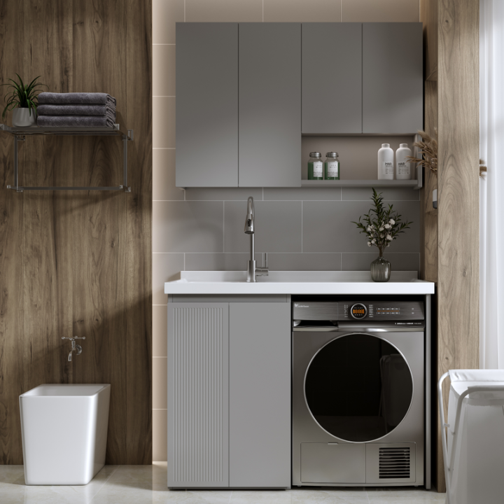 304 Stainless Steel Balcony Drum Washing Machine Quartz Stone