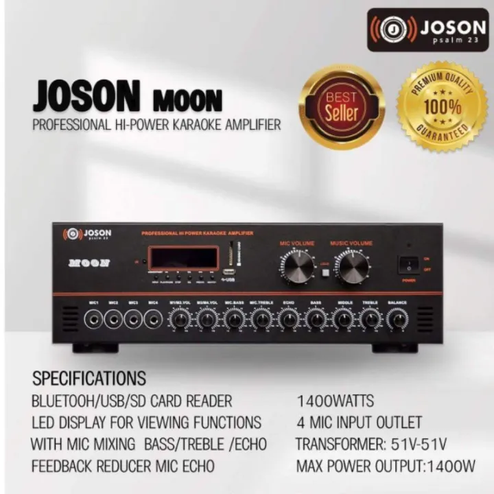 Joson Moon Professional Hi-Power Amplifier Original | Lazada PH