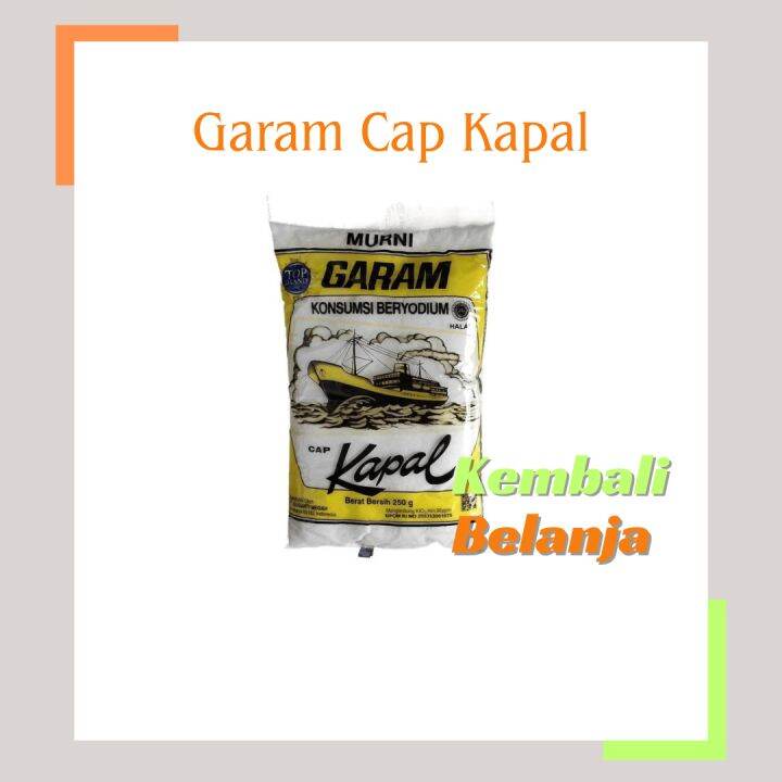 Garam Beryodium Cap Kapal Gram Garam Kapal Lazada Indonesia