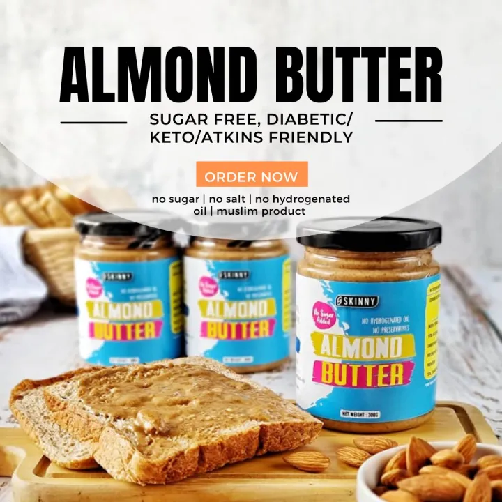 Almond Butter No Sugar Added 300g Lazada