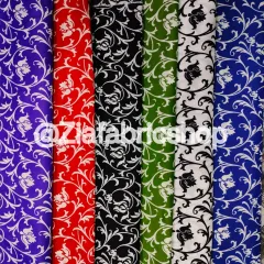 GEENA PRINTED • LV DESIGN • 60 WIDTH • SILK • PONGEE • SOLD PER YARD • TELA  NA PANG KURTINA