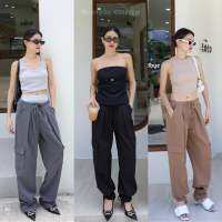 CARGO JUMPER PANTS???(490฿ฟรีส่ง) สุดปัง!! กับกางเกงขายาว เอวฟรีไซร์รูดเชือก รุ่นนี้ทางร้านออกแบบให้สาวๆ ใส่ได้ทุกหุ่นเลยนะคะ เนื้อผ้าดีมากๆ มีซิปหน้า ปลายขาสามารถใส่ได้ 2 แบบ ทั้งขาจั้ม และขาตรง