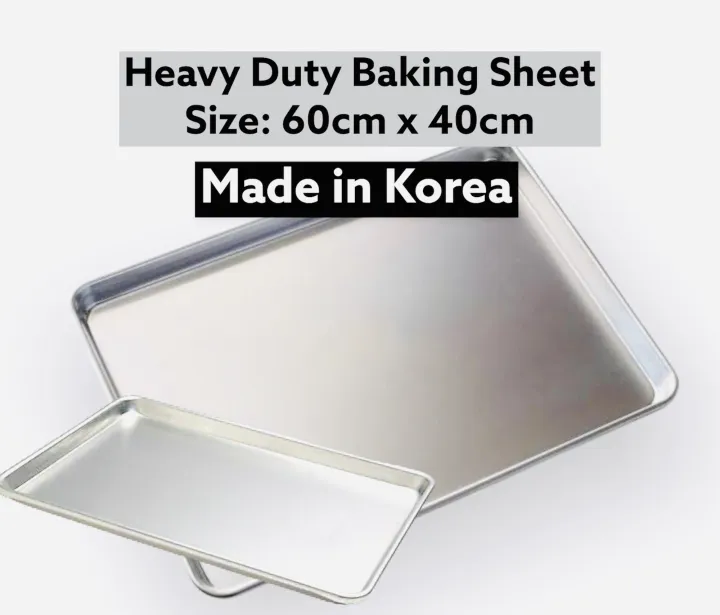 Heavy Duty Sheet Pan Baking Tray Size 60cm x 40cm x 2” | Lazada PH