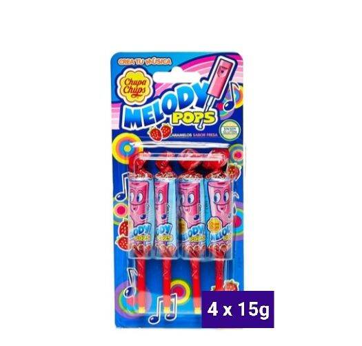 Chupa Chups Strawberry Melody Pops (4 x 15g) | Lazada PH