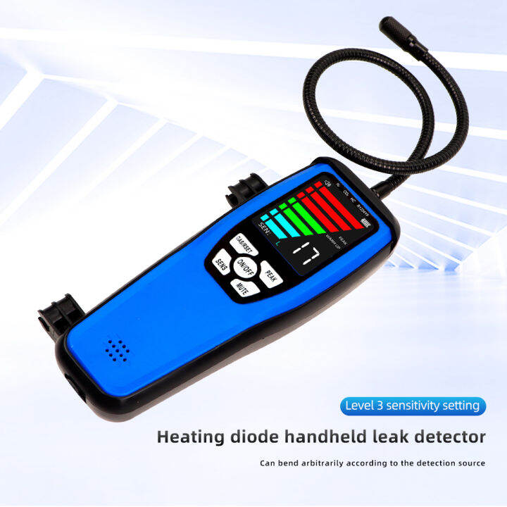 Refrigerant Leak Detector Halogen Tester Gas Analyzer For CFC HFC HCFC