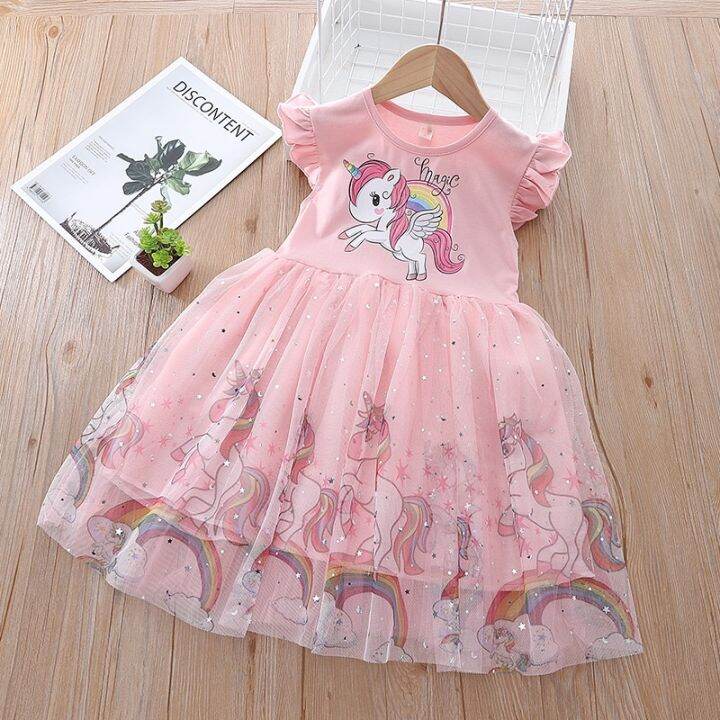 Unicorn dress for kids 2-9yrs | Lazada PH