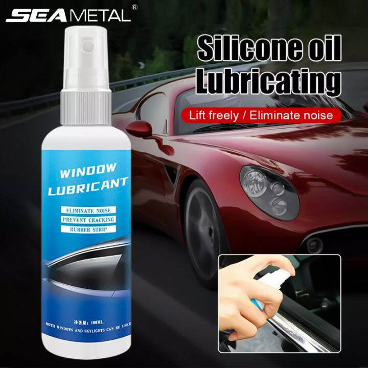SEAMETAL Car Window Lubricant Window Glass Care Spray Agent Noise