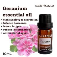 J.aroma 100% Natural essential oil น้ำมันหอมระเหยเจอเรเนียม สกัดจากธรรมชาติ100%