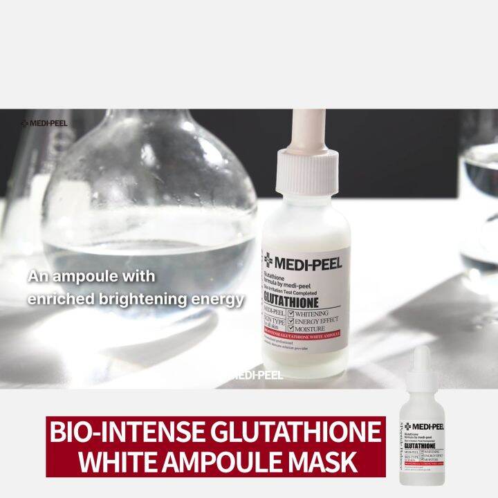 MEDIPEEL Glutathione Niancinamide White Ampoule 30ml (Glass Skin, Serum