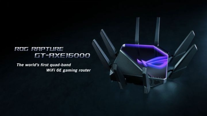 Asus ROG Rapture GT-AXE16000 Quad-band WiFi 6E Extendable Gaming Router |  Lazada