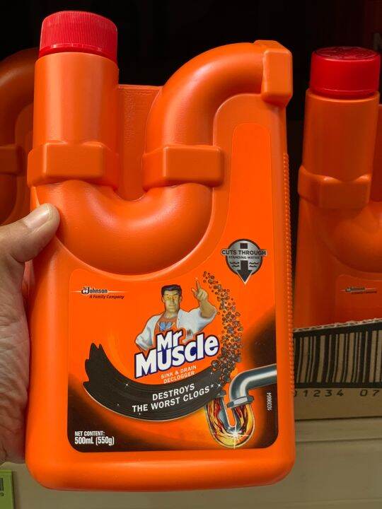 MR. MUSCLE SINK&DRAIN DECLOGGER 500ml Lazada PH