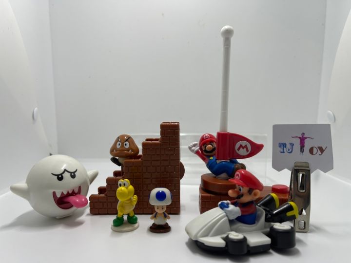 !ญี่ปุ่นแท้100%! ฟิกเกอร์ มาริโอ้ และผองเพื่อน ของเล่น ชุดของเล่น  Mario