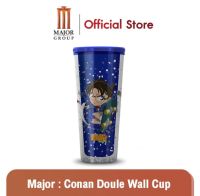 แก้วน้ำโคนัน ดับเบิ้ล วอล์   Conan double wall cup major แถมแก้ว1ใบ