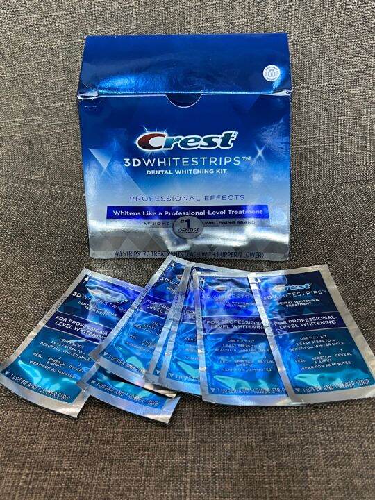 CREST TEETH WHITENING STRIPS Lazada PH