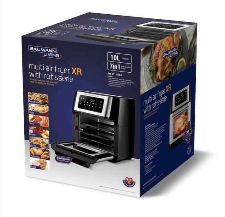 Multi Air Fryer XR with Rotisserie Baumann Lazada PH