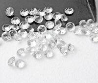 โทแพซขาวธรรมชาติทรงกลม 2.5 มม. 35 ชิ้น 35 pieces 2.5mm round natural white topaz