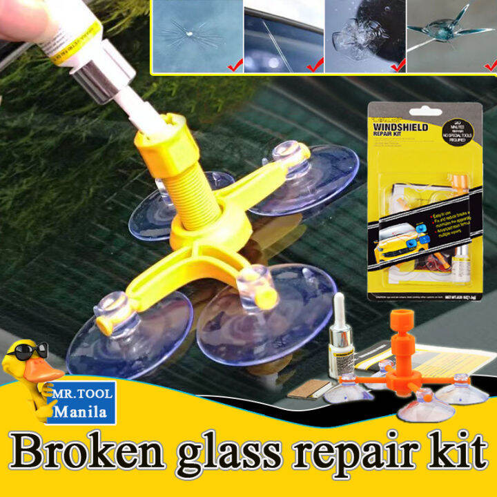 【Upgraded formula】 MrTool ®windscreen repair kit glass repair liquid