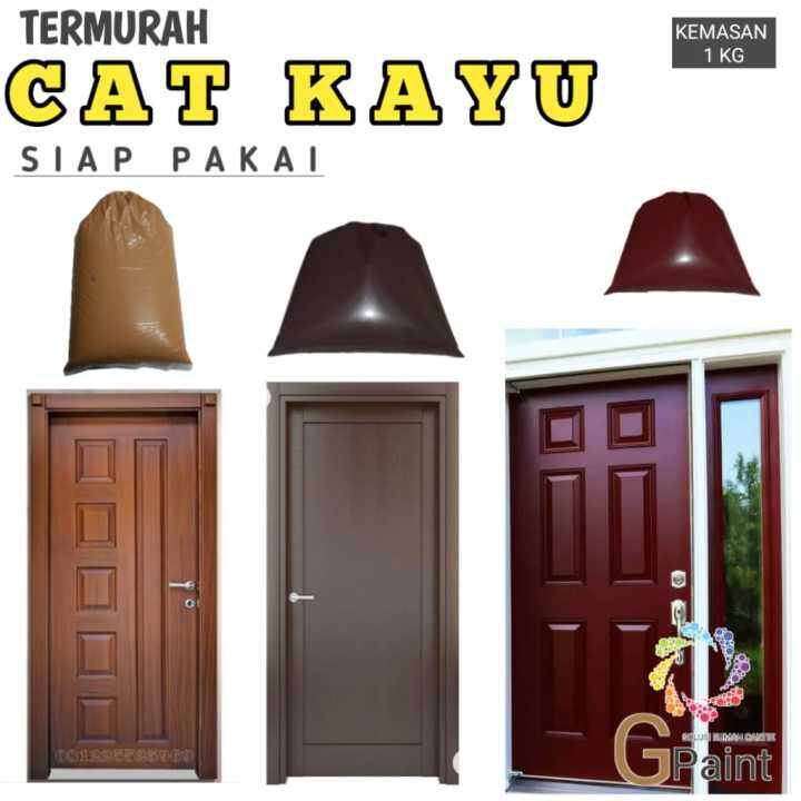 cat kayu jendela dan pintu | Lazada Indonesia