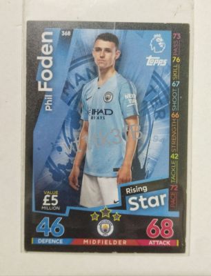 Card football Matchattax Phill Foden