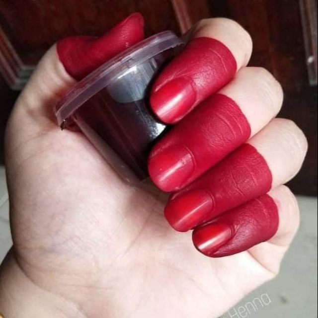 Inai Celup Celup Viral Merah Menyala Lazada 7821